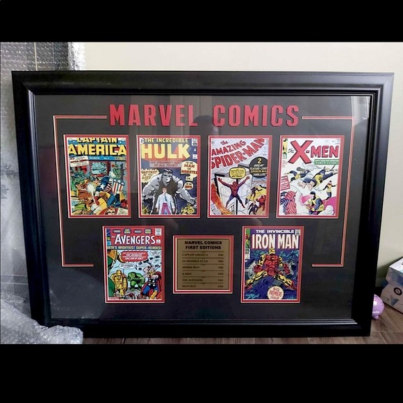Marvel comics first editions display - Picture 1 of 3